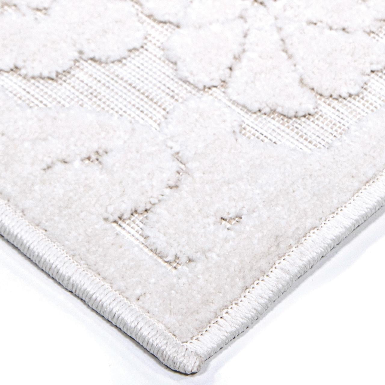 My Texas House Charlotte 9 ft x 13 ft Natural Damask Area Rug