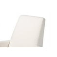 thumbnail image 6 of Baxton Studio Yashiya Mid-Century Modern Off-White Boucle Upholstered and Walnut Brown Finished Wood 2-Piece Rocking, 6 of 7