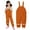 Orange-f, variant on Rain Pants Kids Proof Suspender Trousers Kids Waterproof Bib Rain Rain Suit Toddler Size 1-3 Years