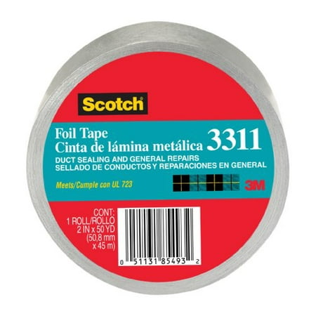 Scotch Foil Tape, 2-Inch by 50-Yard