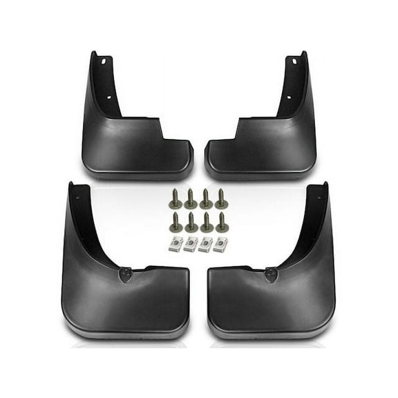 Mud Guard Set 4 - Compatible with 2008 - 2010 Toyota Highlander Sport Utility 2009