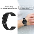 thumbnail image 3 of Adecuado para Huawei Watch GT 2 Pro Versión Oficial Correa Silicona 22MM Hebilla Acero (negro), 3 of 9