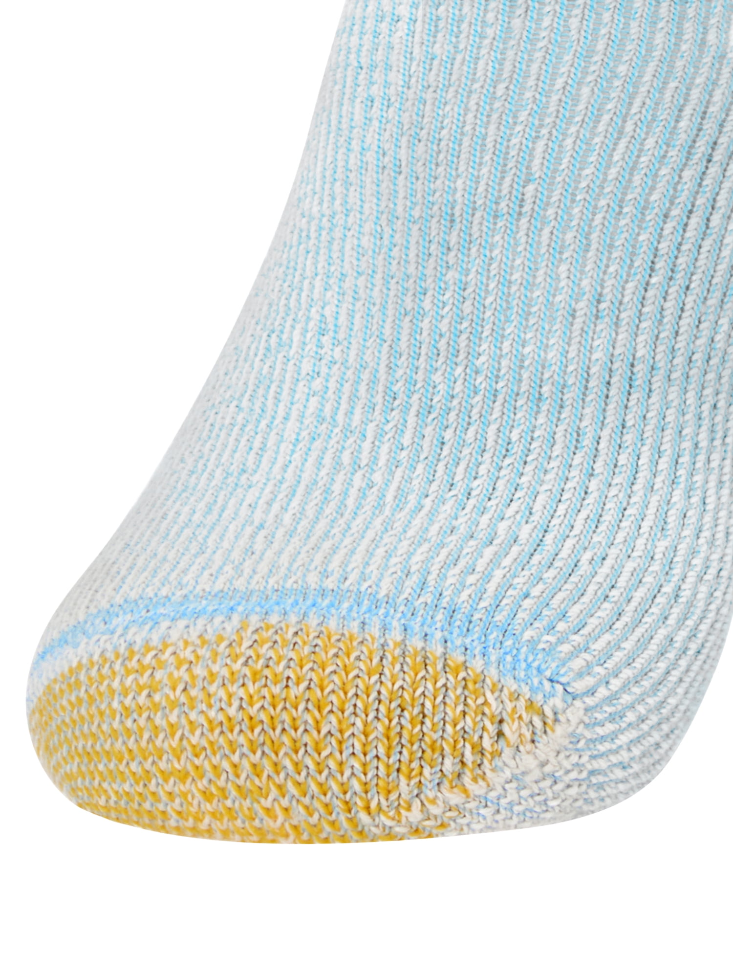 GoldToe Edition Women's Roll Top Terry Quarter Socks Assorted, 3 Pairs, Size 6-9