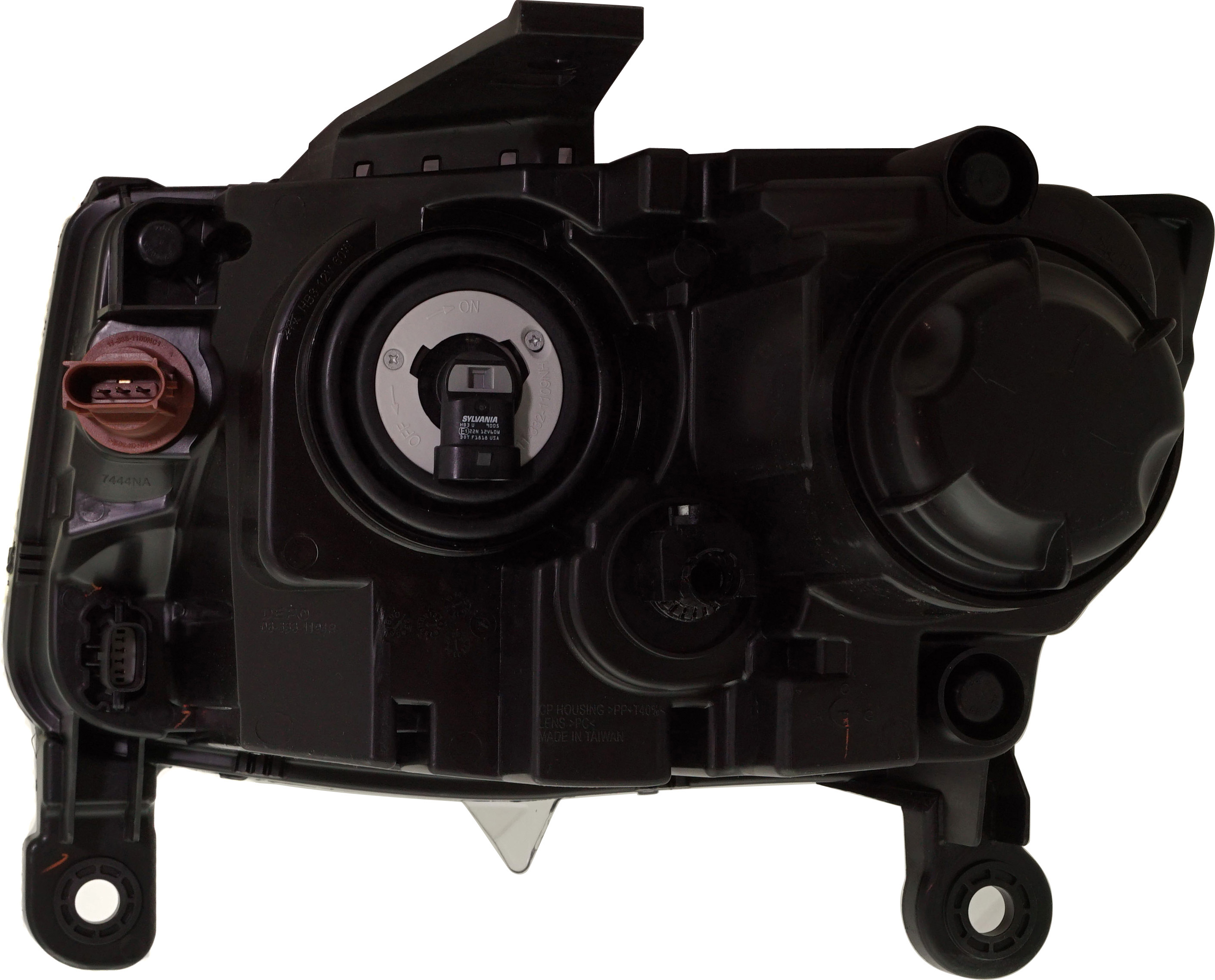 Headlight Compatible With 2014-2016 Jeep Grand Cherokee Right Passenger Halogen With bulb(s)