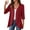 Bm-03 Brick Red, variant on Anygrew Casual Lightweight Cardigans For Women Out Open Front Jackets 3/4 Sleeves
