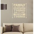 thumbnail image 6 of Everything Home Decor Vinyl Lettering Family Quote Wall Stickers, 23x23-Inch, Beige, 6 of 6