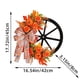 thumbnail image 3 of Corona de otoño para puerta de entrada 2024: corona de otoño para Acción de Gracias con rueda de calabaza única, peonías y bayas, corona de otoño para puerta de exterior, decoraciones de Halloween, 3 of 8