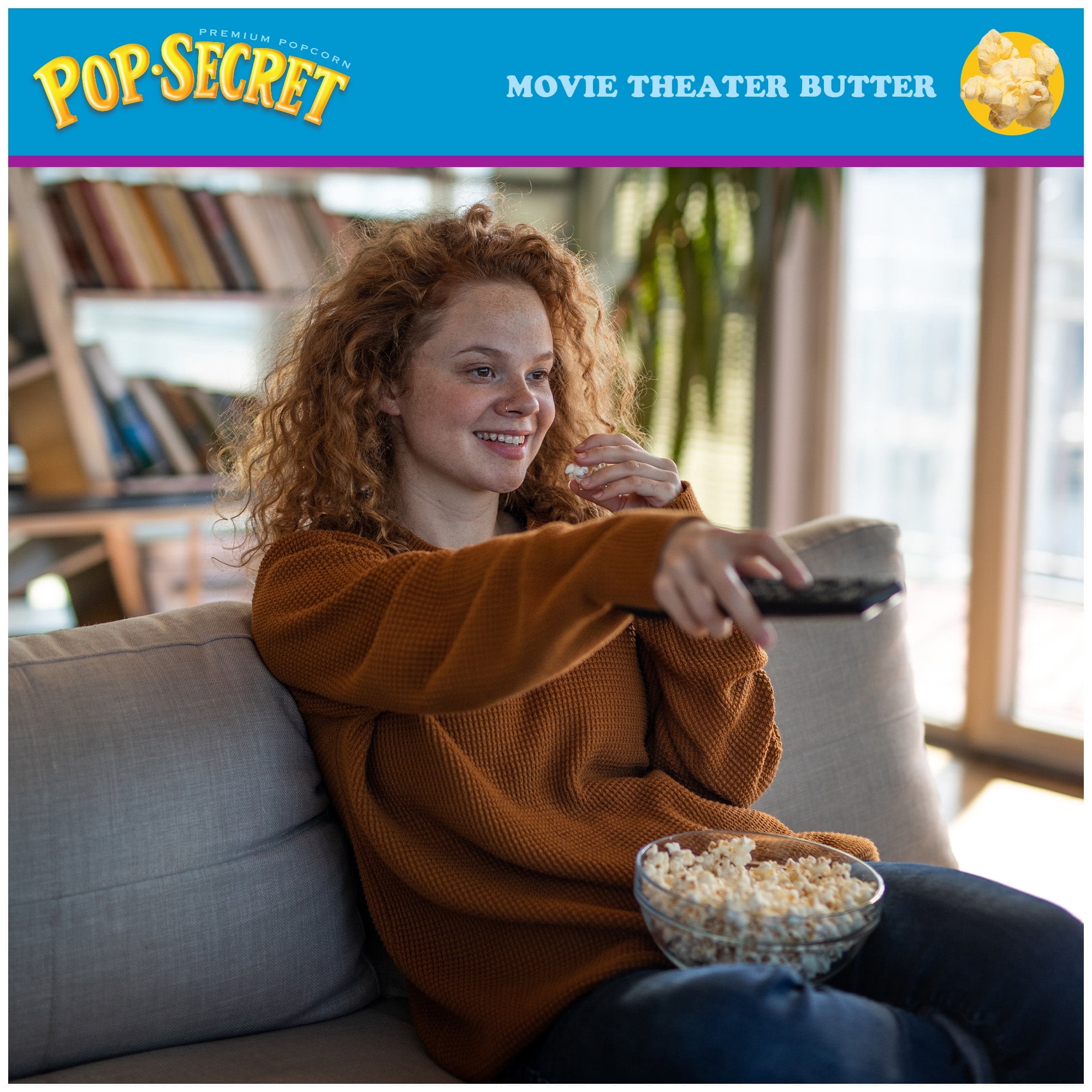 Pop Secret Microwave Popcorn, Movie Theater Butter Flavor, 1.75 oz Mini Bags, 12 Ct