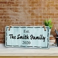 thumbnail image 5 of Signs ByLITA Customizable 5 x 10” Wreath Border Hanging Wall or Door Sign | Rustic Twine | Stylish Personalized Greeting Sign | Home or Business Personalized Signage, 5 of 6