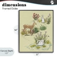 thumbnail image 4 of Stupell Industries Rustic Lodge Peaceful Spring Animals Black Framed Giclee Art, 11 x 14, by Grace Popp, 4 of 8