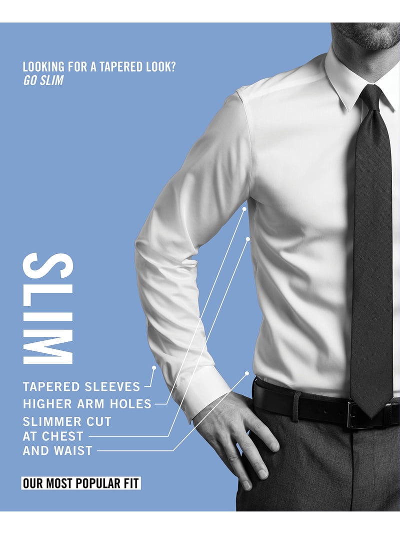 Kenneth Cole Unlisted Men's Slim-Fit Solid Dress Shirt - White