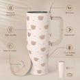 thumbnail image 2 of Mloabuc Gift for Cat Lovers Cat Mom – 40oz Stainless Steel Tumbler with Handle and Straw - Travel Coffee Mug for Women, Gift for Birthday, Christmas, 2 of 3