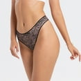 thumbnail image 2 of Aayomet Culotte Bikini en Coton pour Femmes sous-Vêtements Aguichant String T Pantalon (Rose, m), 2 of 5
