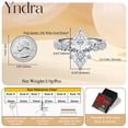 thumbnail image 6 of Yndra Marquise CZ Ring for Women,5A Cubic Zirconia Engagement Ring,925 Sterling Silver Plated Promise Ring,Dainty Wedding Jewelry Gift for Her Size 6, 6 of 10