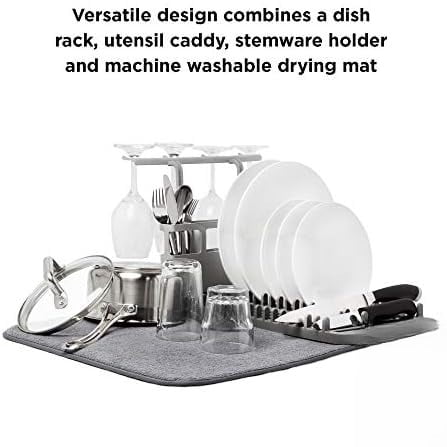 Udry Dish Rack with Dry Mat