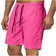 thumbnail image 2 of Pantalones Atléticos de Verano Casuales de Color Sólido Capris Secando la Playa, Poliéster Ligero para el Entrenamiento de Ejecución Y Gimnasio, 2 of 6