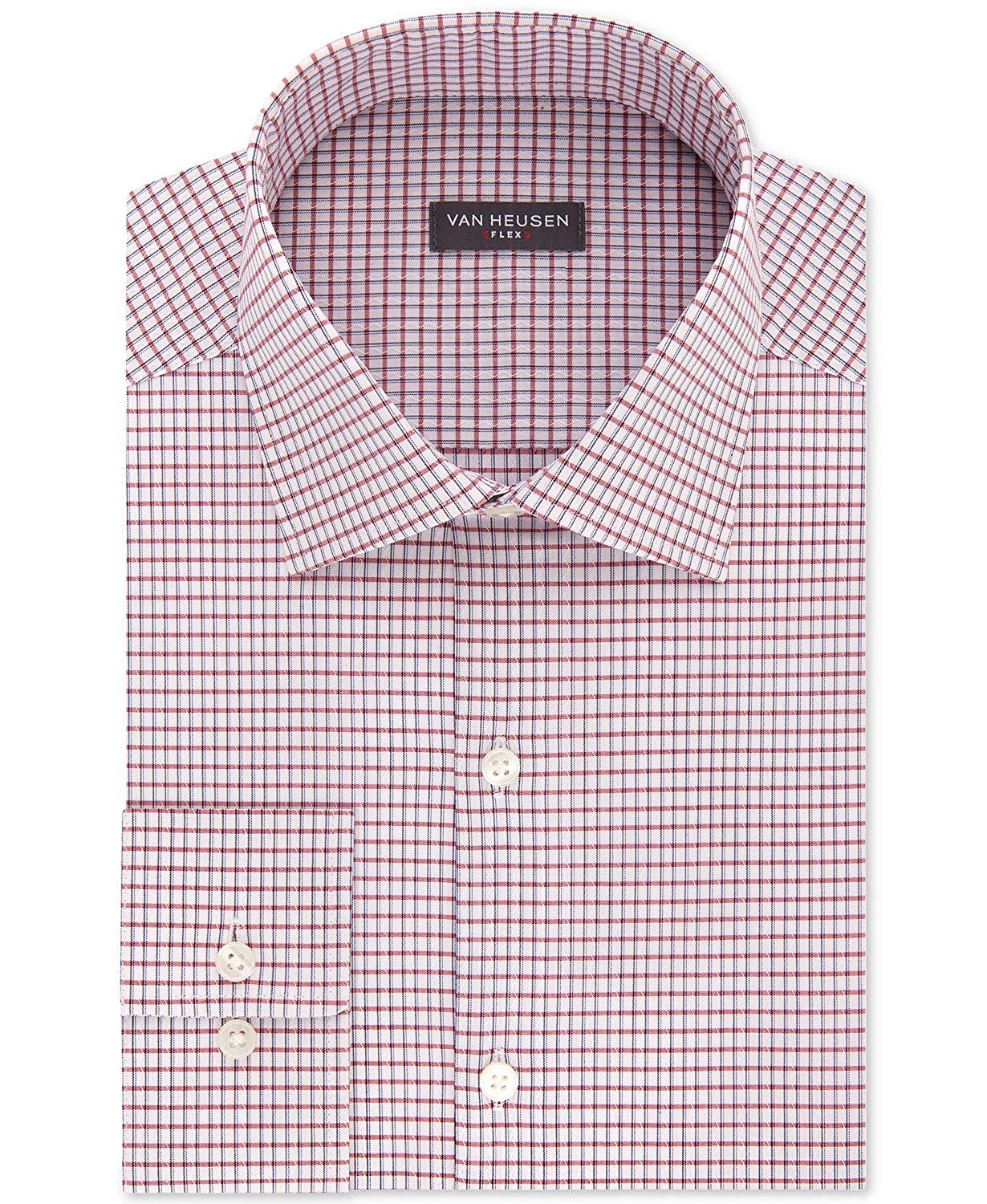 Van Heusen Men's Big Fit Dress Shirts Flex Collar Stretch Check Van Heusen Men's Big Fit Dress Shirts Flex Collar Stretch Check