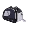 thumbnail image 4 of Bolso portador de portavasos de tumba de chorro de hámster liviano dragón dragón portador bolso de transporte de animales pequeños para pájaro Negro, 4 of 8