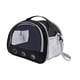 thumbnail image 4 of Bolsa de transporte para hámster, de malla transpirable, ligera, con cierre de cremallera, portátil Negro, 4 of 9