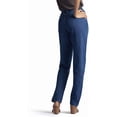 thumbnail image 3 of Lee Women's Missy Relaxed-Fit Side Elastic Tapered-Leg Jean, Pepper Stone, 10, 3 of 4