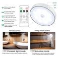 thumbnail image 3 of Clearance Vekome Under Cabinet Lights Wireless, Motion Sensor Light Indoor, Night Puck Lights With Remote, LED Closet Lights, Stick On Lights for Counter Kitchen, 3 of 6