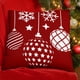 thumbnail image 4 of Fiudx Liquidación de ahorros de otoño Funda de almohada súper suave navideña con estampado de Papá Noel, funda de almohada para sofá, funda de cojín decorativa para estudio, 4 of 4