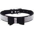 thumbnail image 1 of 1pack Of Rhinestone Dog Collar, Cute Dazzling Dog Rhinestone Collar, Crystal Diamond Pet Dog Cat Collar, Pet Collars With Rhinestones,blacks Code, 1 of 4
