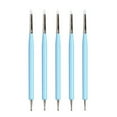 thumbnail image 1 of Maoww 5pcs Clay Ball Styluses Silicone Clay Sculpturing Pens Non-slip Portable Nail Sculpture Tools, Blue, 1 of 8