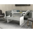 thumbnail image 2 of Foldable Lift Top Coffee Table, Modern Center Table, Convertible Coffee Table with Storage for Home and Office, 2 of 3