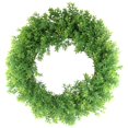 thumbnail image 1 of 22 in. Boxwood Wreath Spring Wall Door Decoration, Green, 1 of 1