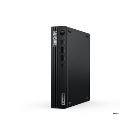 Lenovo ThinkCentre M75q Gen 5 12RQ000KUS Desktop Computer - AMD Ryzen 5 PRO 8500GE - 16 GB - 512 GB SSD - Tiny - Black - AMD PRO 600 Chip - Windows 11 Pro - AMD Radeon 740M DDR5 SDRAM - English Key...