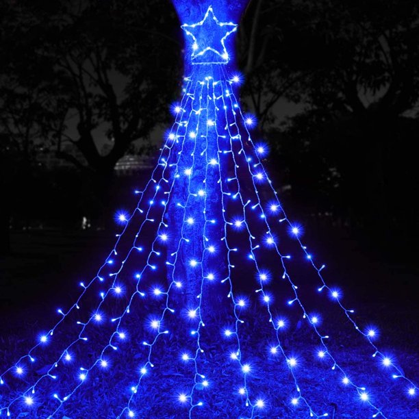 Maoyue Outdoor Christmas Decorations Waterproof 335 Led Star Lights 8 Lighting Modes Outside Tree Decoration Lights For Yard Christmas New Year Wedding Party Walmart Com Walmart Com