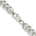 thumbnail image 3 of Primal Silver Sterling Silver 8.5mm Domed Curb Chain, 3 of 4