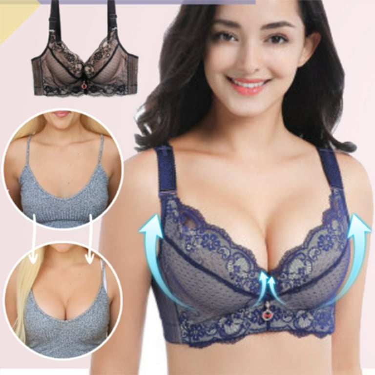 Women's Love My Curves Feel Gorgeous Underwire Full Convertible Bra For  Everyday Wear 42 Black 