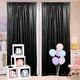 thumbnail image 4 of Cortina de Fondo con Lentejuelas Doradas Smj251013003 | Gran Cortina de Poliéster de 61 X 241 Cm para Decoración de Fiestas y Bodas | Fondo de Purpurina Reutilizable para Fiestas, Cumpleaños, Despedi, 4 of 6