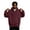 14# Wine, variant on Mens Zip Up Hoodies Oversized Fleece Long Sleeve Drop Shoulder Hooded Sweatshirt Trendy Vintage Streetwear Purple S