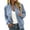 Light Blue, variant on Nowekniz Women's Zip Up Bomber Jacket, Long Sleeve Loose Fit Casual Outerwear Coat with Pockets, Trendy Spring Fall Daily Outfits