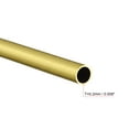 thumbnail image 3 of Uxcell 6.5mm OD 0.2mm Wall Thickness 300mm Length Brass Round Tube 4 Pack, 3 of 5