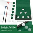 thumbnail image 5 of Gymax Golf Putting Game Set 11 FT Indoor Outdoor Puttin0g Green Mat for Backyard, 5 of 10
