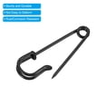 thumbnail image 4 of Uxcell Safety Pins 1.57 Inch Large Metal Sewing Pins Black 12Pcs, 4 of 5