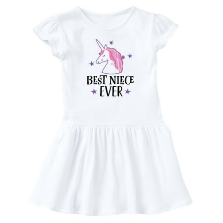 

Inktastic Best Niece Ever Unicorn from Aunt Gift Baby Girl Dress