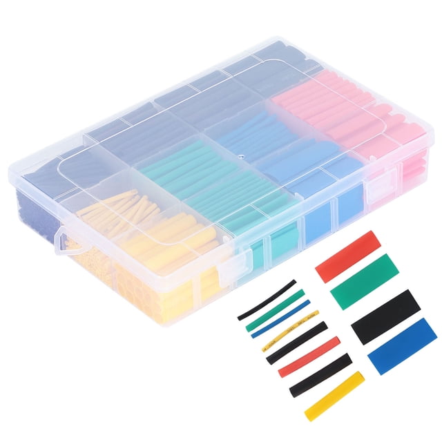 Tube Thermorétractable d'Isolation, Tube Thermorétractable 530Pcs Tube Thermorétractable Coloré pour Faisceau de Câblage de Circuit pour Réparation de Connexion de Fil