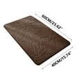 thumbnail image 3 of Guanhe Bathroom Rugs Bath Mats Non-slip Bottom Quilted Embroidered Bathroom Entrance Absorbent Floor Mat,24x16'',Coffee, 3 of 5