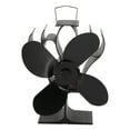 Heat Powered Stove Fan Self Starting Heat Resistant Aluminum Alloy 1400rpm Thermoelectric Fan