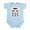 Sky Blue, variant on CafePress - Baby Remote Control Infant Bodysuit - Baby Light Bodysuit, Size Newborn - 24 Months