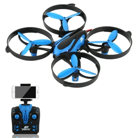 HD FPV Camera RC Drone Smartphone Controlled RC Quadcopter Altitude Hold Headless 3D 360° Flips & Rolls One-key Return 4 Channel 2.4GHz 6-Gyro