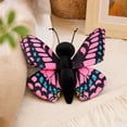 thumbnail image 3 of Butterfly Plush, 8.3 in Realistic Stuffed Butterfly, Soft Cuddly Insect Plushie for Kids Girls Room Decor and Birthday Gift - Pink, 3 of 6