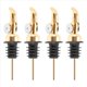 thumbnail image 2 of Weighted Stainless Steel Pourers, Auto Flip Olive Oil Dispenser Spout, Balsamic Vinegar Pour Spouts 4Pcs, 2 of 5