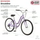 image 6 of Schwinn Brookline cruiser bike, 27.5-inch wheels, 7 speeds, womens, purple