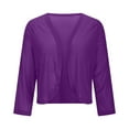 thumbnail image 5 of Wiyuqeen Women's Cocktail Party Open Front Mesh Evening Cardigan Long Sleeve Cropped Shrug Tops Sparkly Prom Night Bolero, 5 of 10